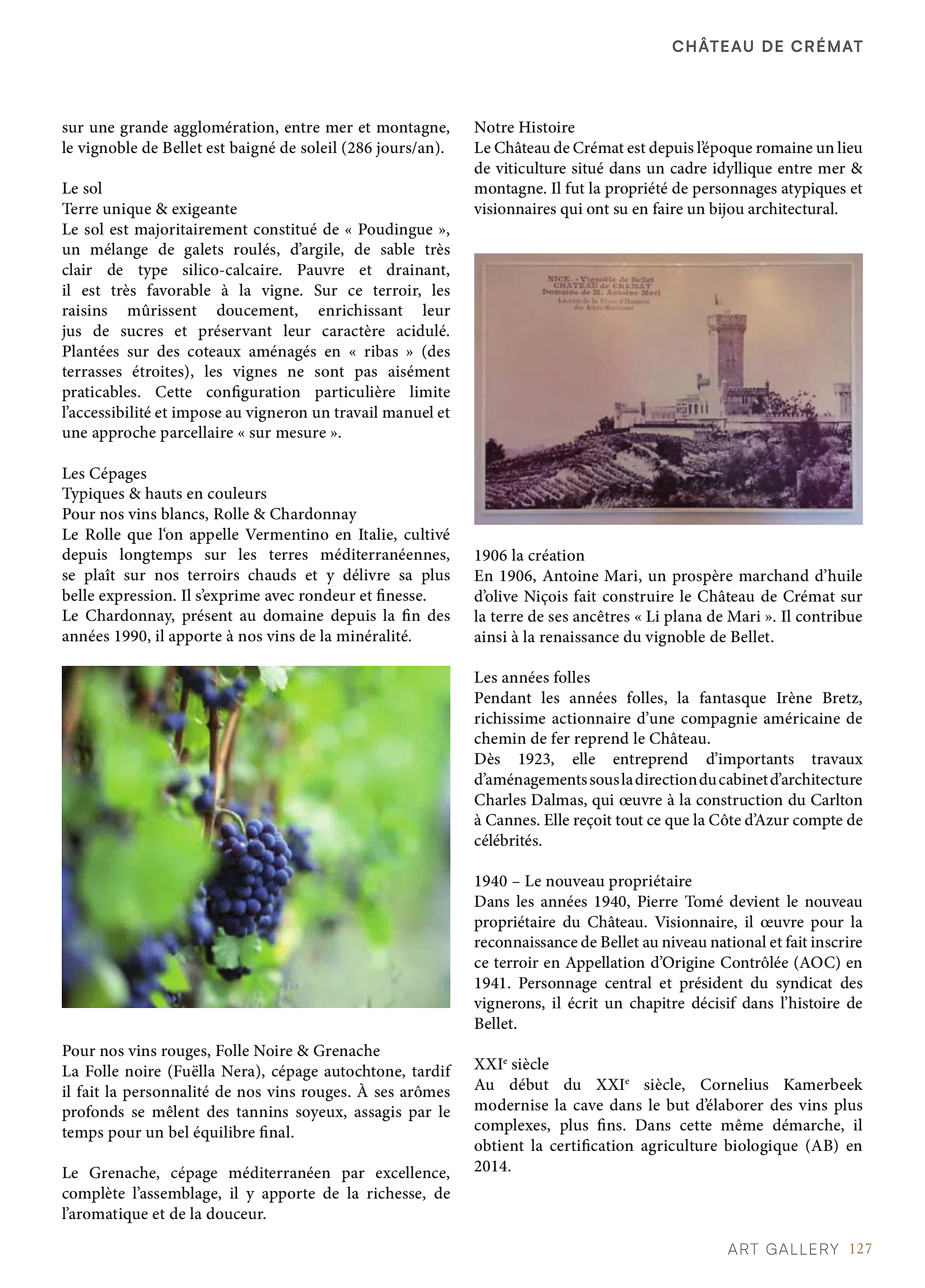 Château de Crémat — page 127