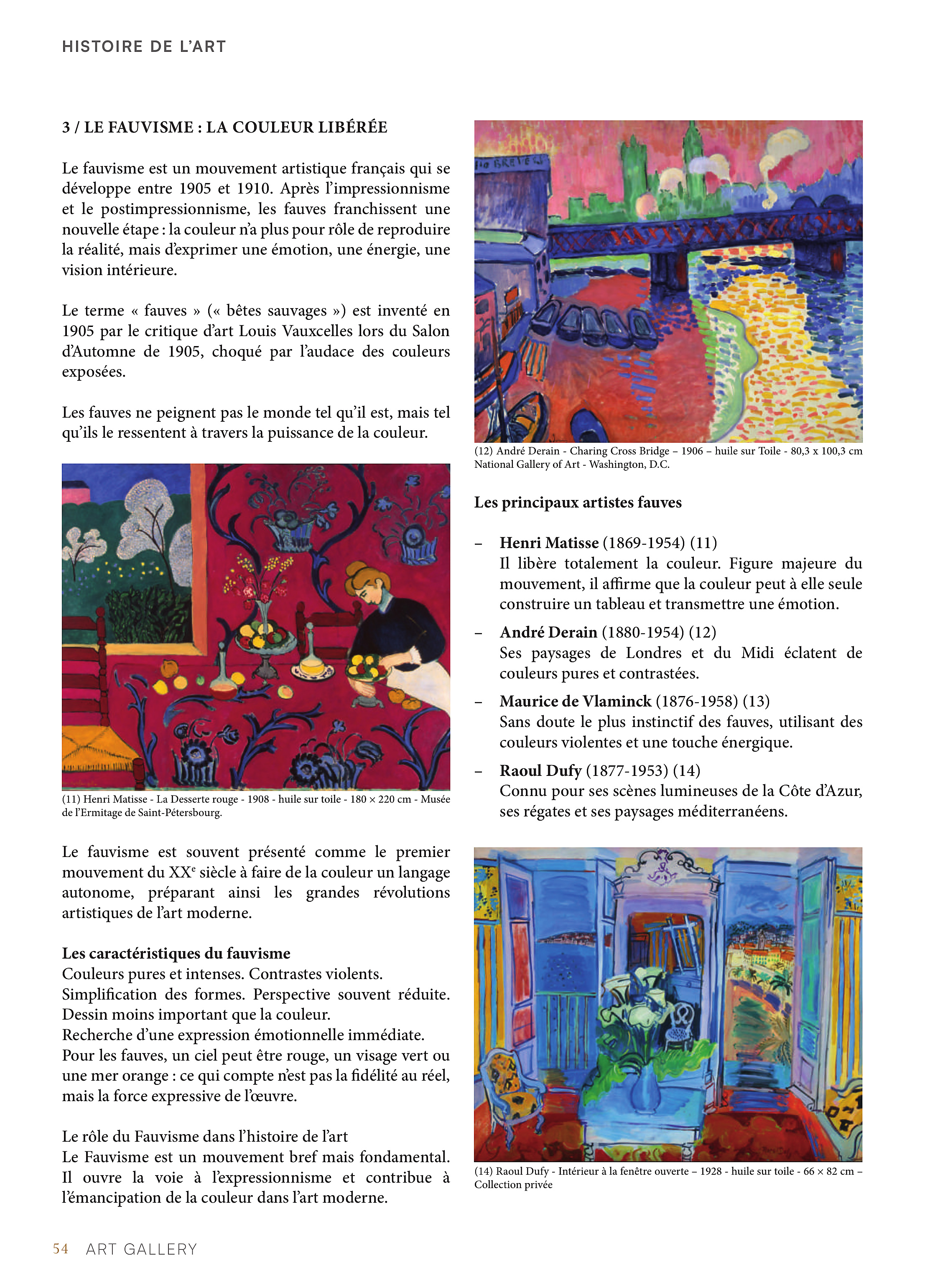 De l'Art Moderne à l'Art Contemporain — page 54