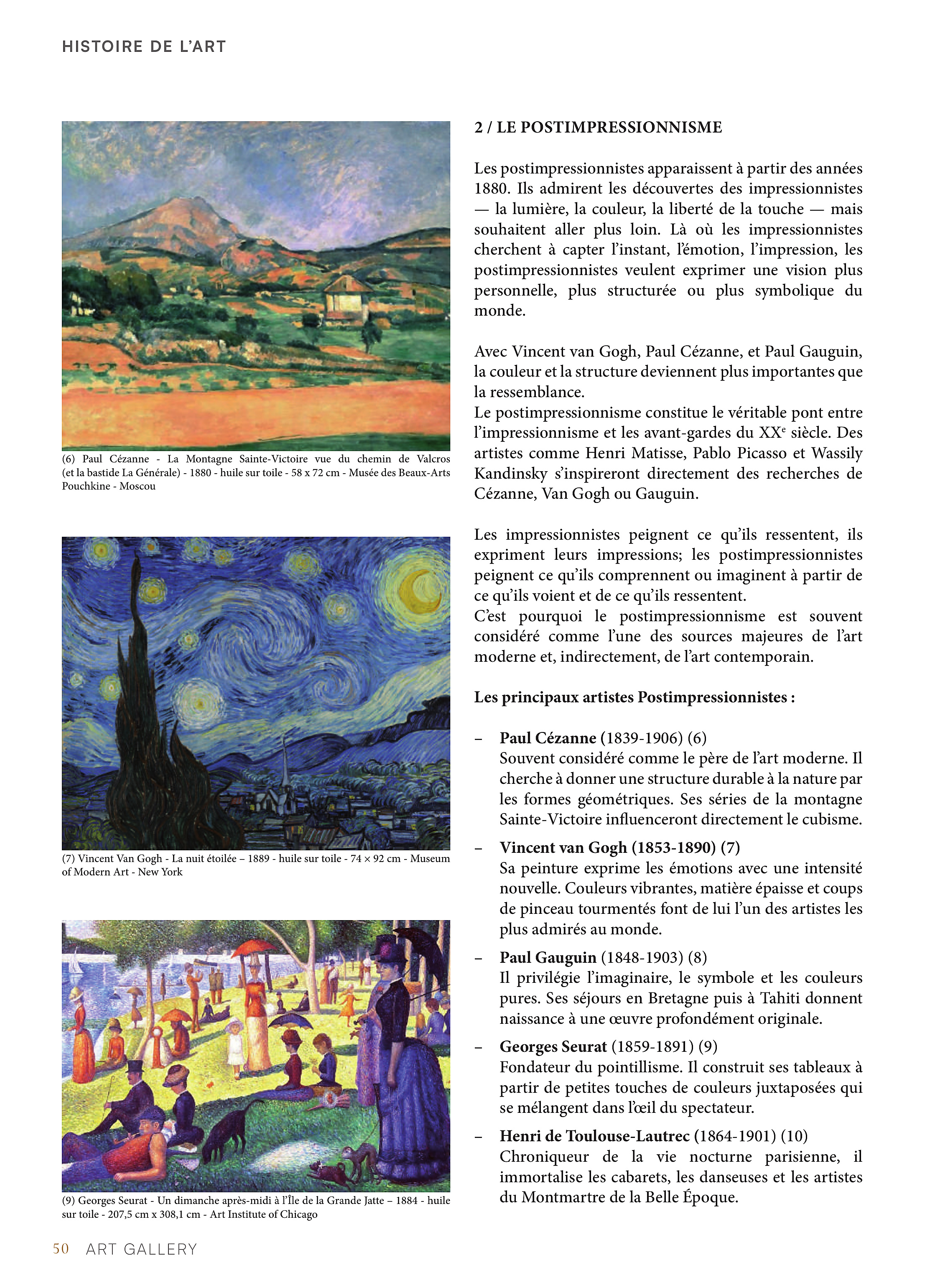 De l'Art Moderne à l'Art Contemporain — page 50