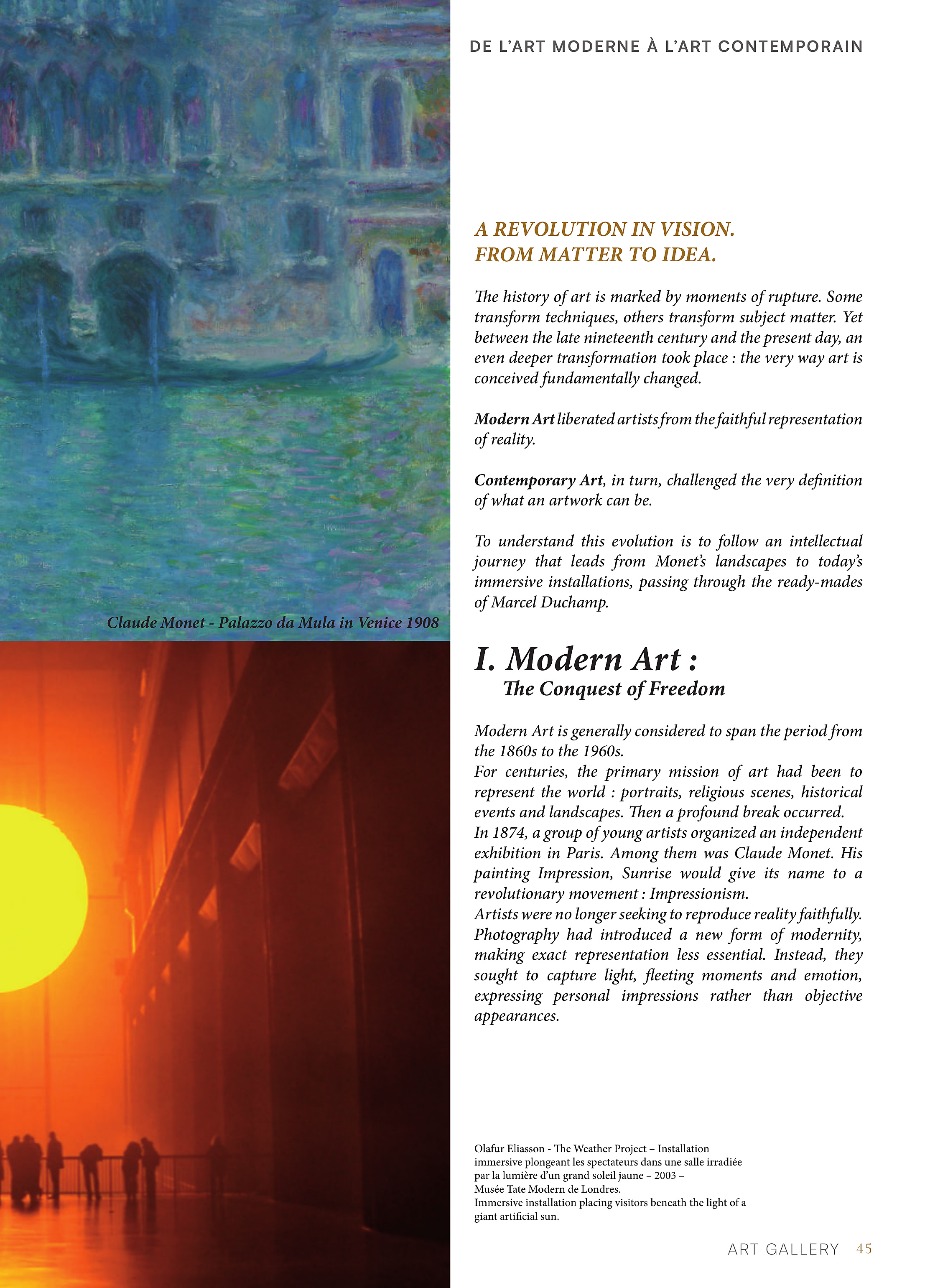 De l'Art Moderne à l'Art Contemporain — page 45