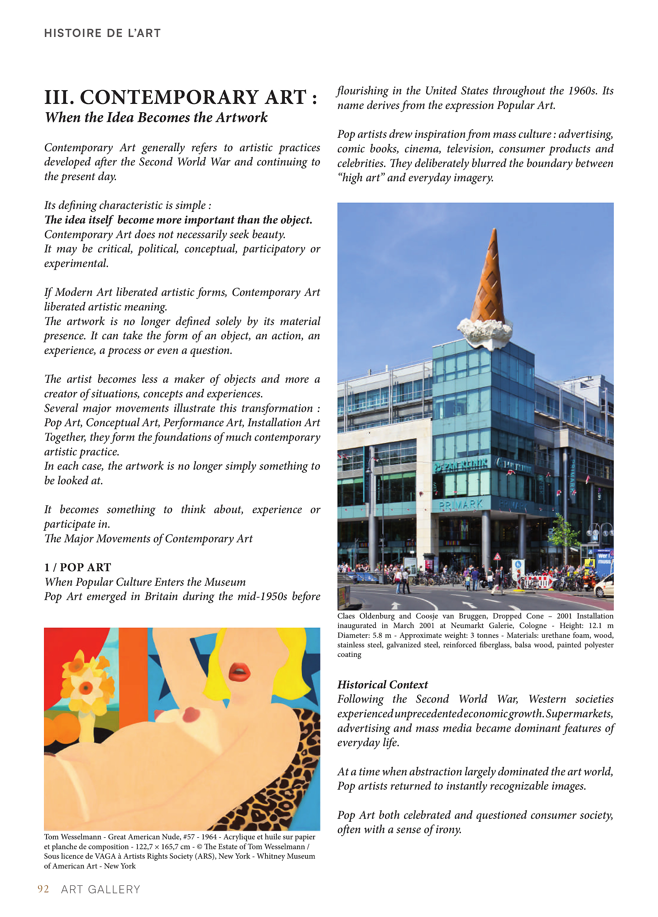 De l'Art Moderne à l'Art Contemporain — page 92