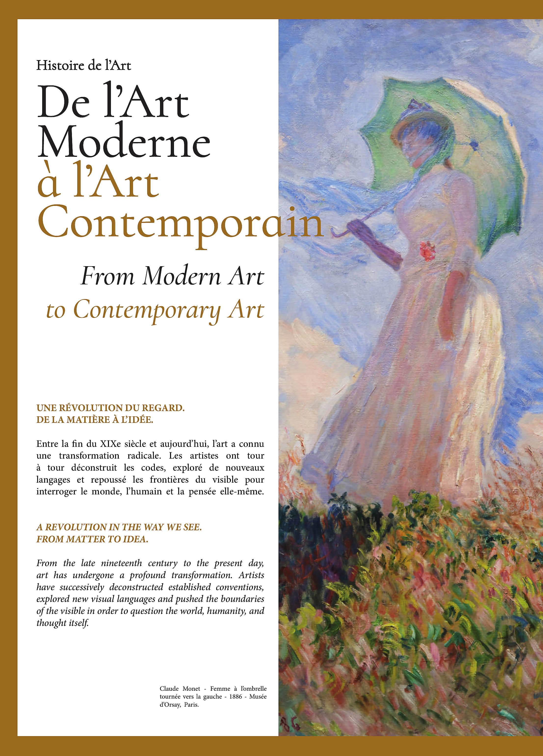 De l'Art Moderne à l'Art Contemporain
