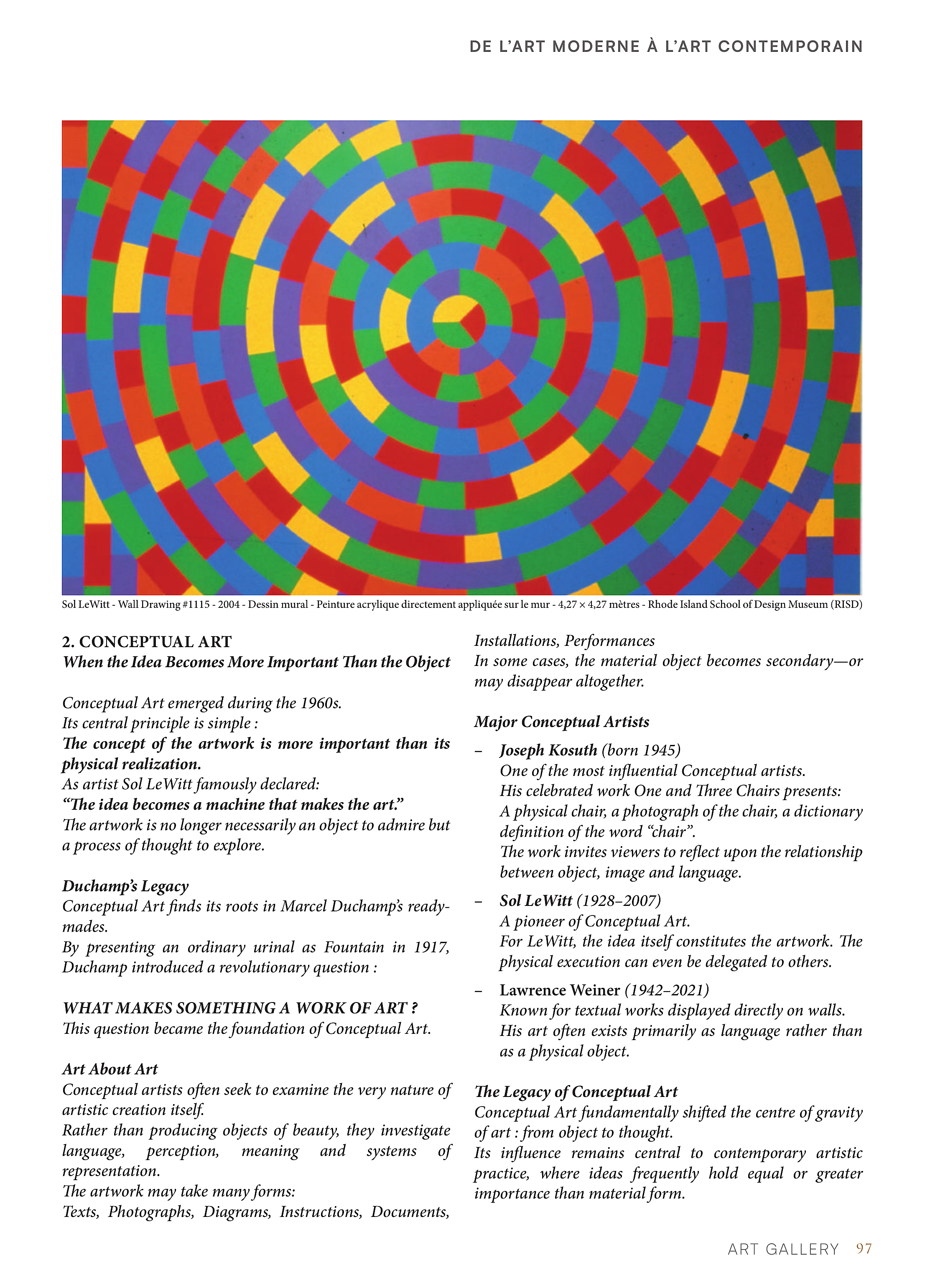 De l'Art Moderne à l'Art Contemporain — page 97
