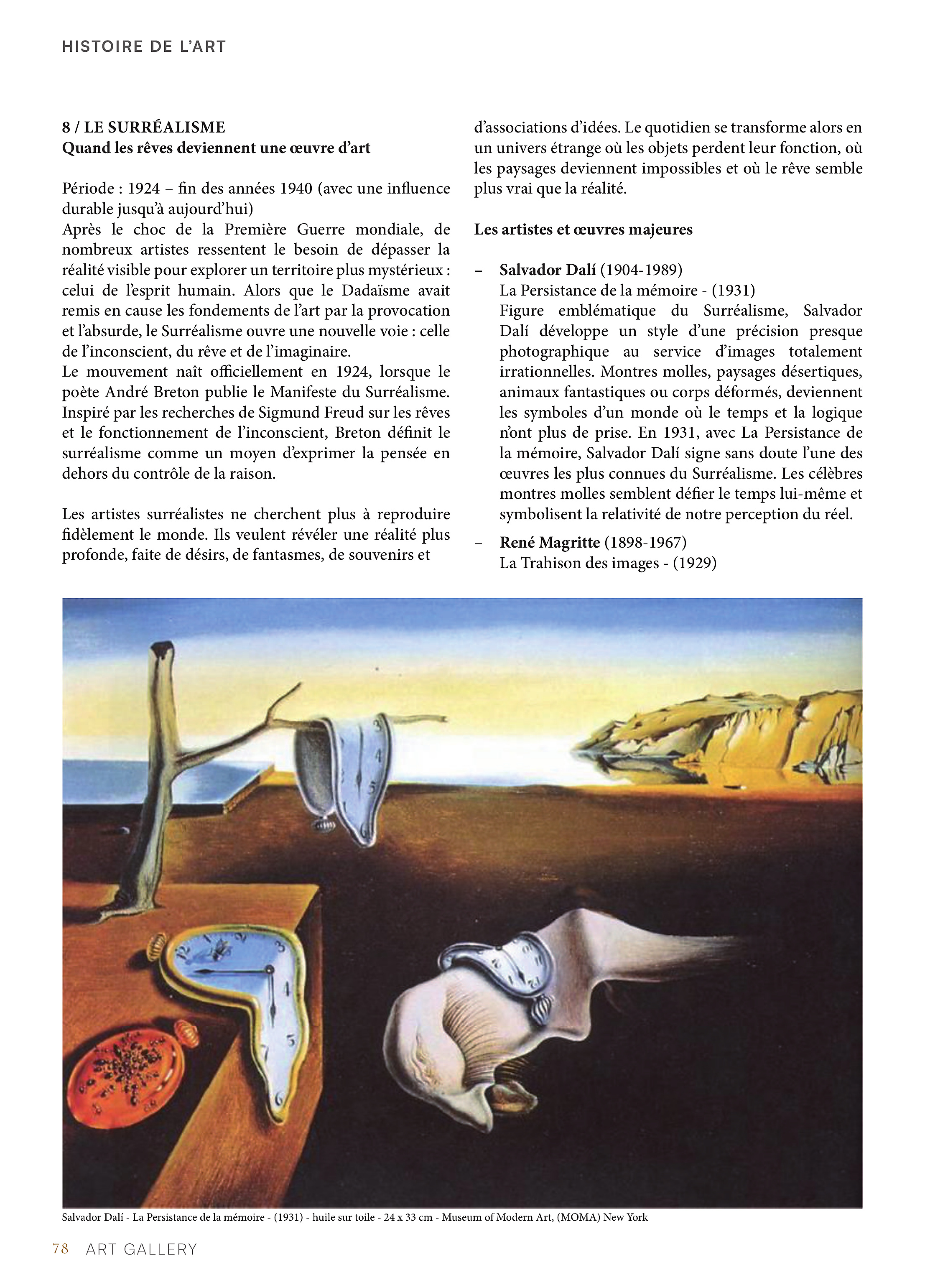 De l'Art Moderne à l'Art Contemporain — page 78