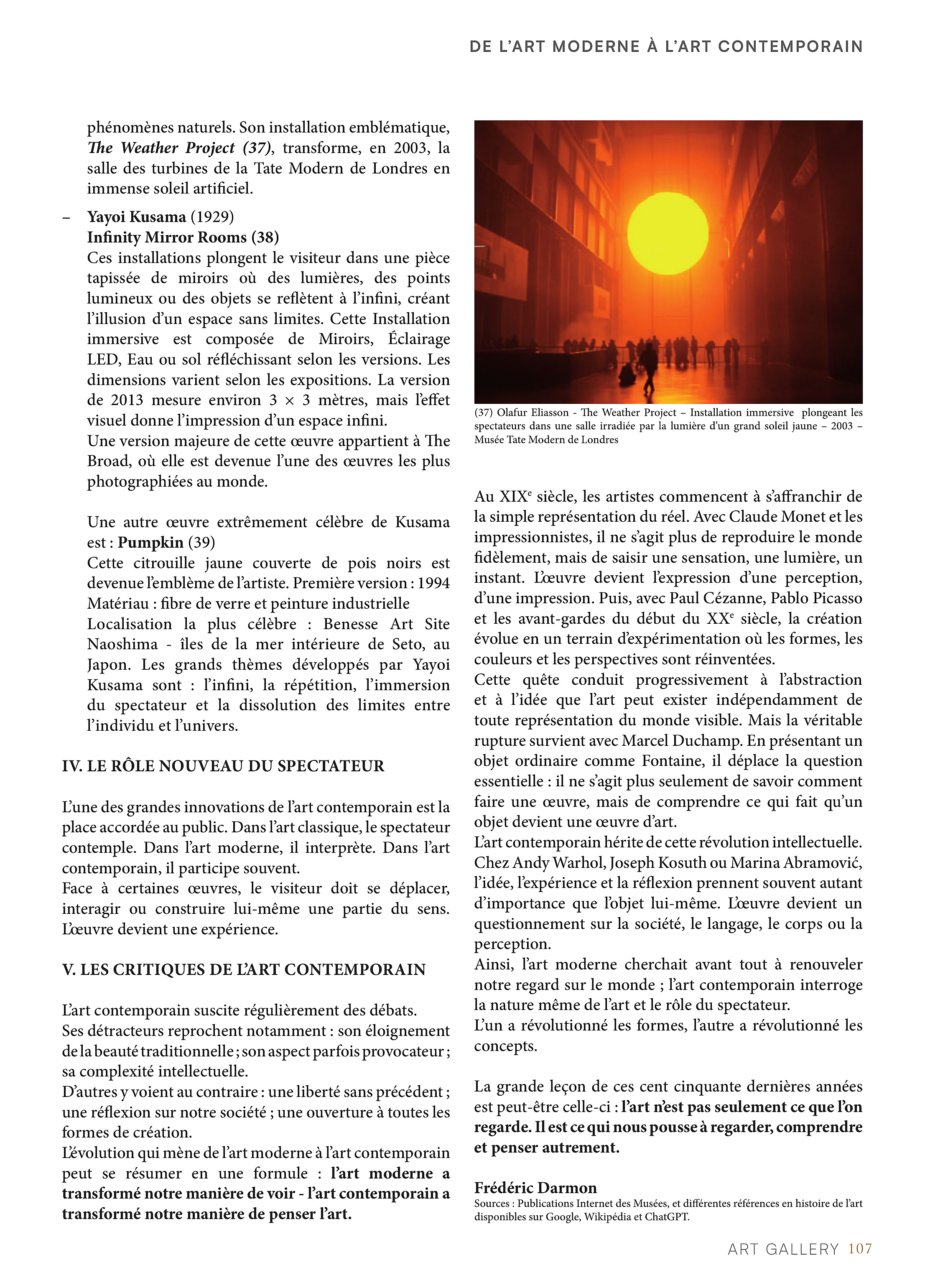 De l'Art Moderne à l'Art Contemporain — page 107