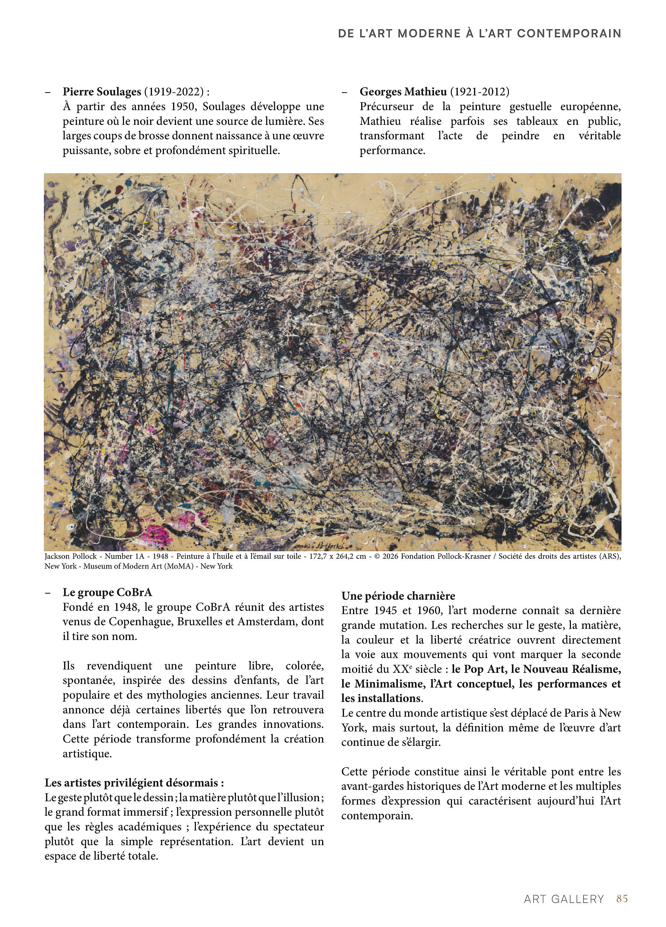 De l'Art Moderne à l'Art Contemporain — page 85