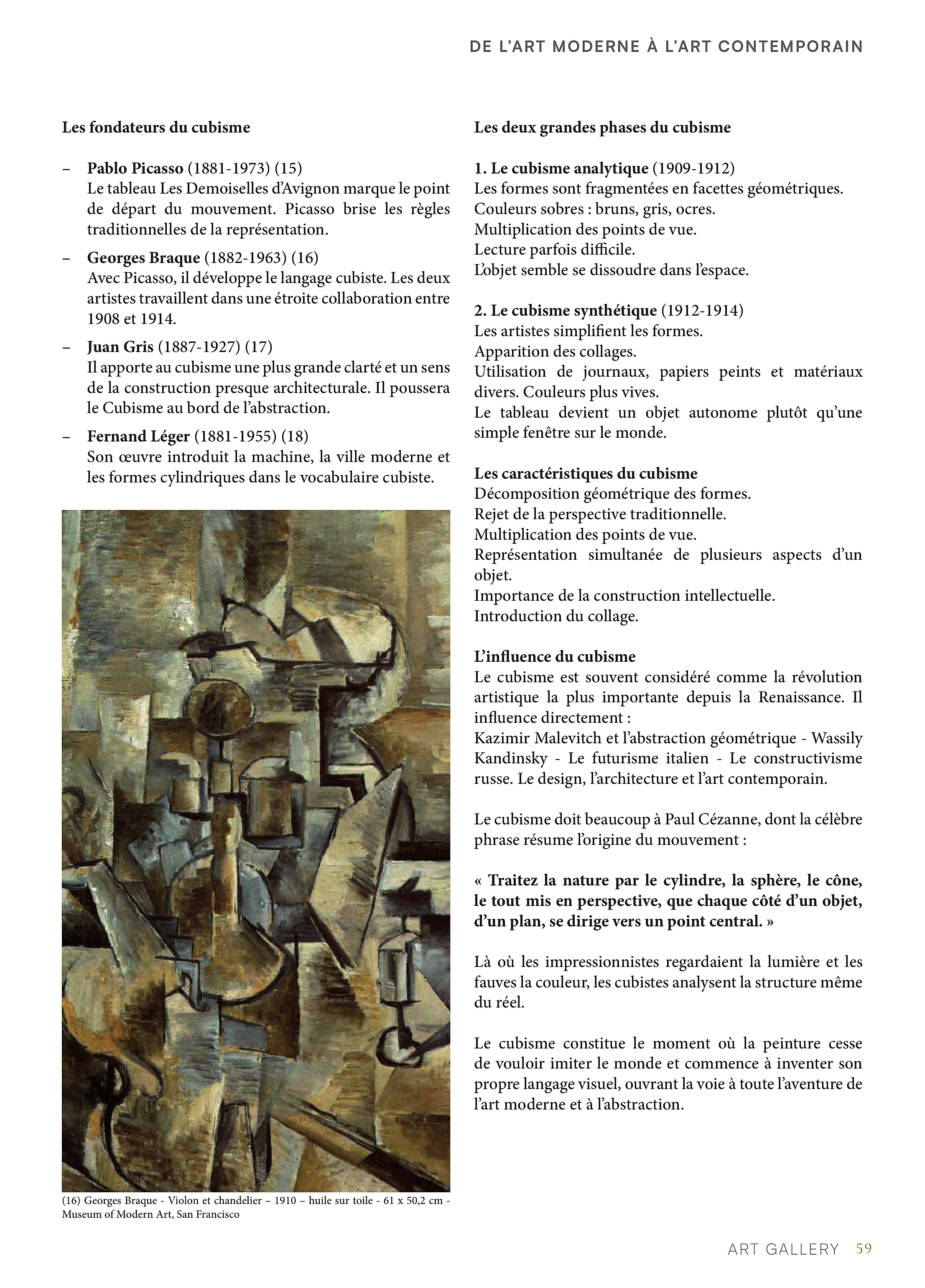 De l'Art Moderne à l'Art Contemporain — page 59